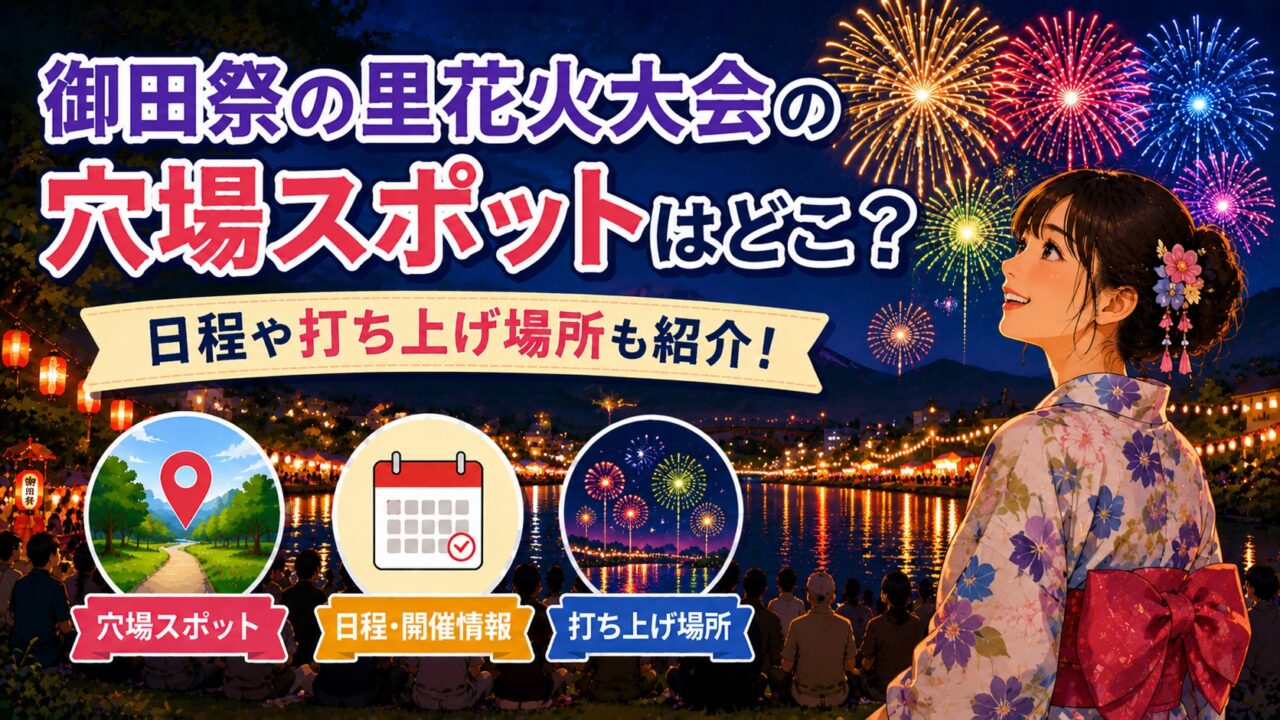 御田祭の里花火大会