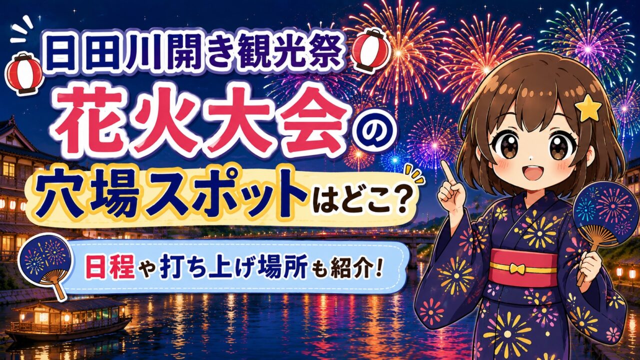 日田川開き観光祭花火大会