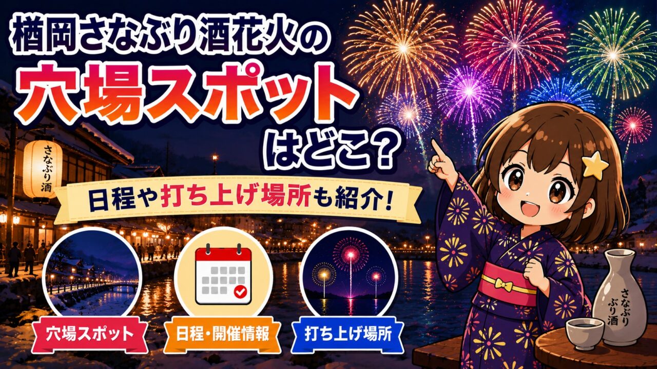 楢岡さなぶり酒花火