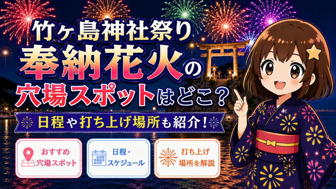 竹ヶ島神社祭り奉納花火