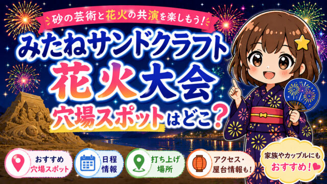 みたねサンドクラフト花火