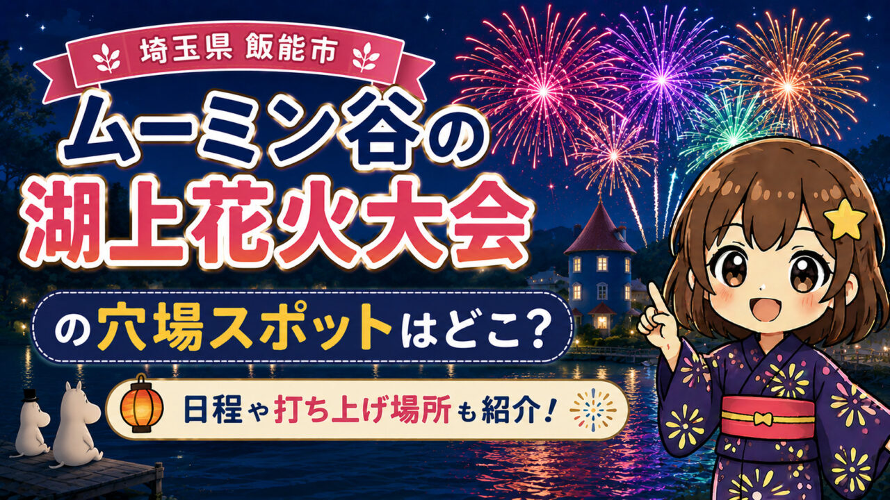 ムーミン谷の湖上花火大会