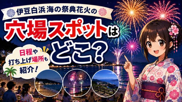 伊豆白浜海の祭典花火