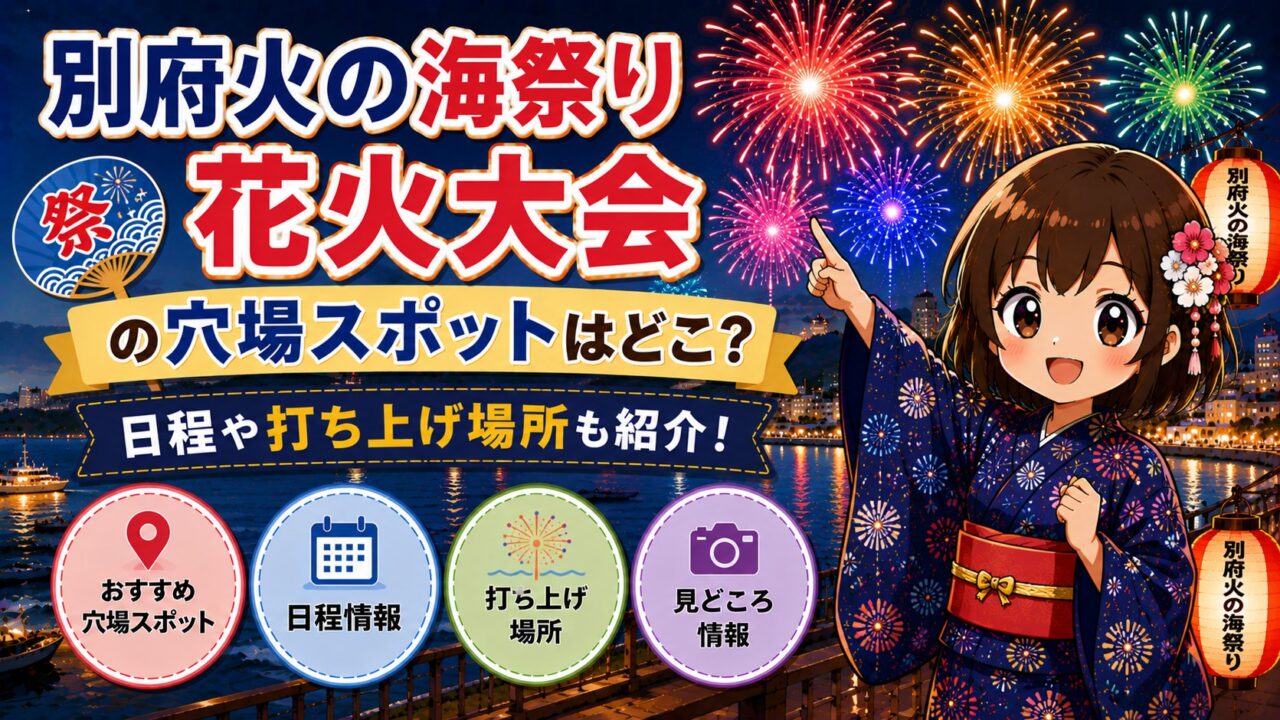 別府火の海祭り花火