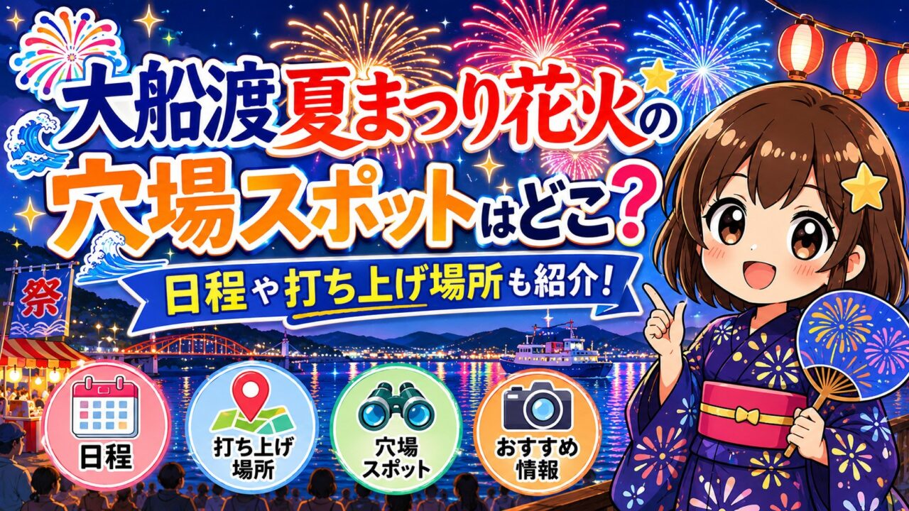大船渡夏まつり花火