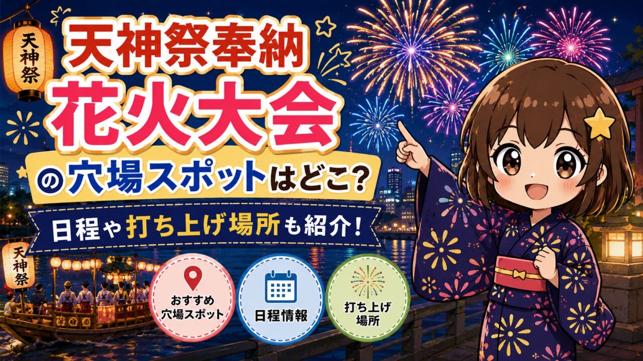 天神祭奉納花火