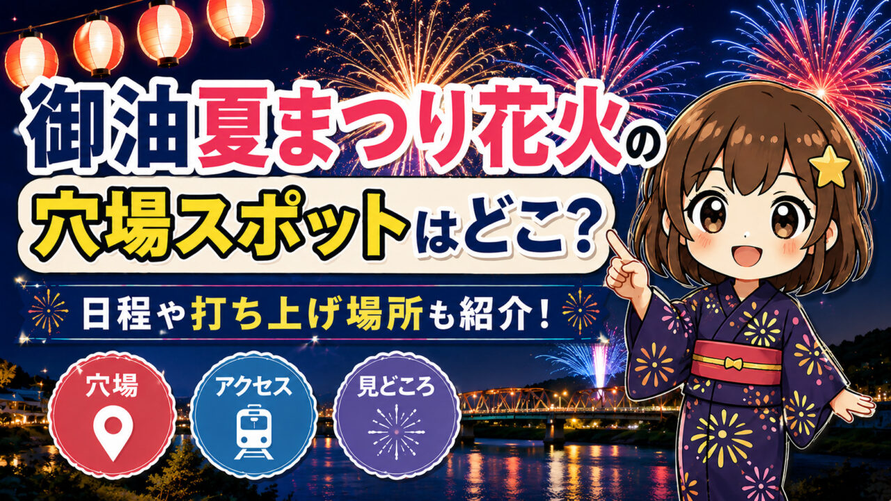 御油夏まつり花火