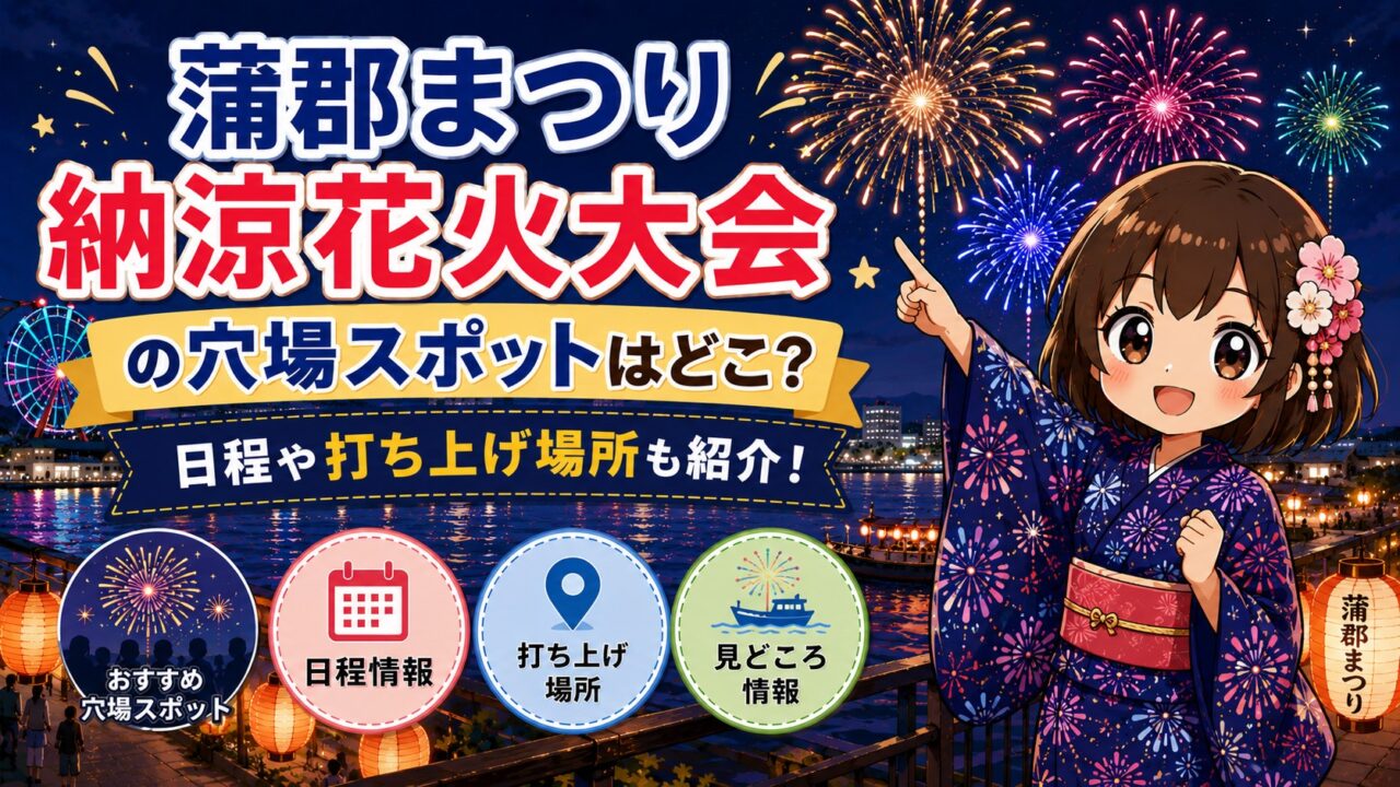蒲郡まつり納涼花火大会