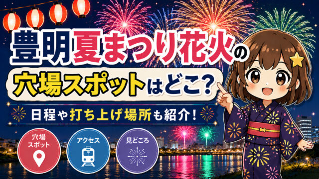 豊明夏まつり花火
