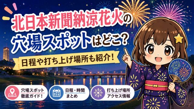 北日本新聞納涼花火