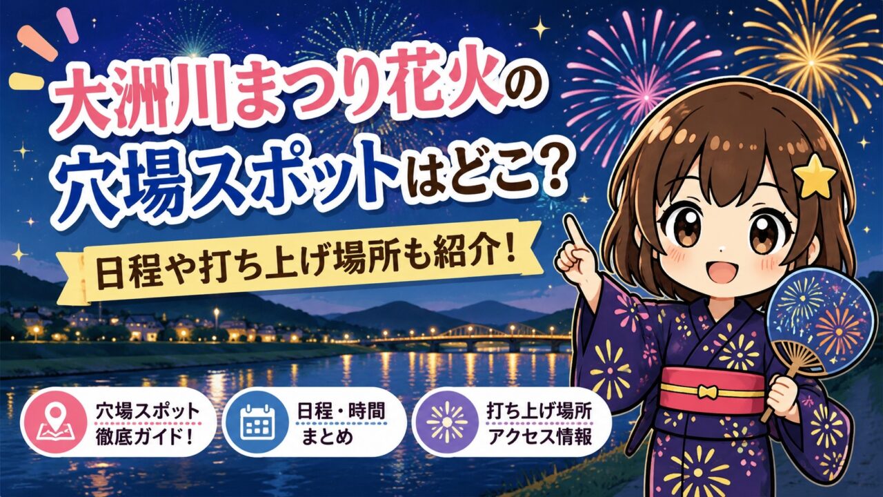 大洲川まつり花火