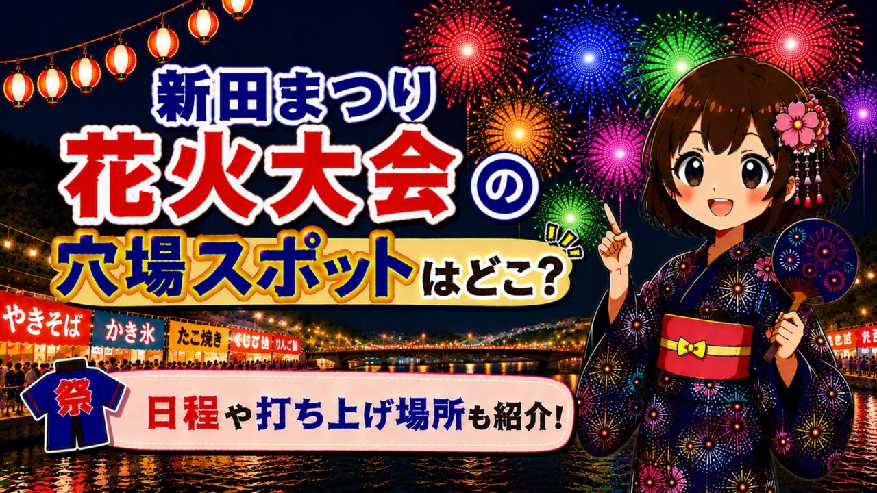 新田まつり花火