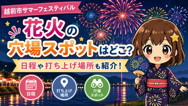 越前市サマーフェスティバル花火