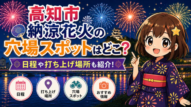 高知市納涼花火